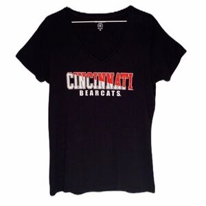 UNIVERSITY OF CINCINNATI UC BEARCATS T-shirt Red Black White Size Extra large